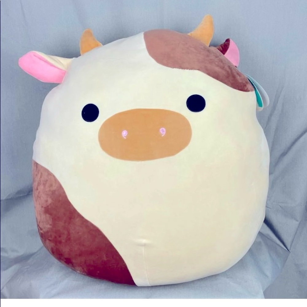 Collectible rare round cow Ronnie the cow Squishmallow
